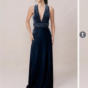 Elegant Royal Blue Evening Gown from Revelry